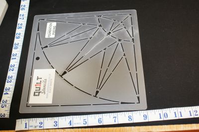 FOUNDATION STENCIL FOR MARINERS COMPASS